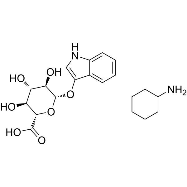 3-Indolyl-β-D-glucuronide cyclohexanamine (indole β-D-glucuronide CHA salt, IBDG) 216971-58-3